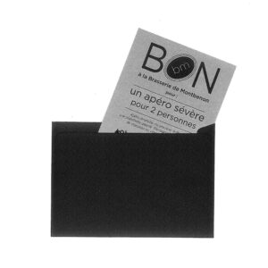 Bon cadeau pour un apéro sévère ! (2 pers.)